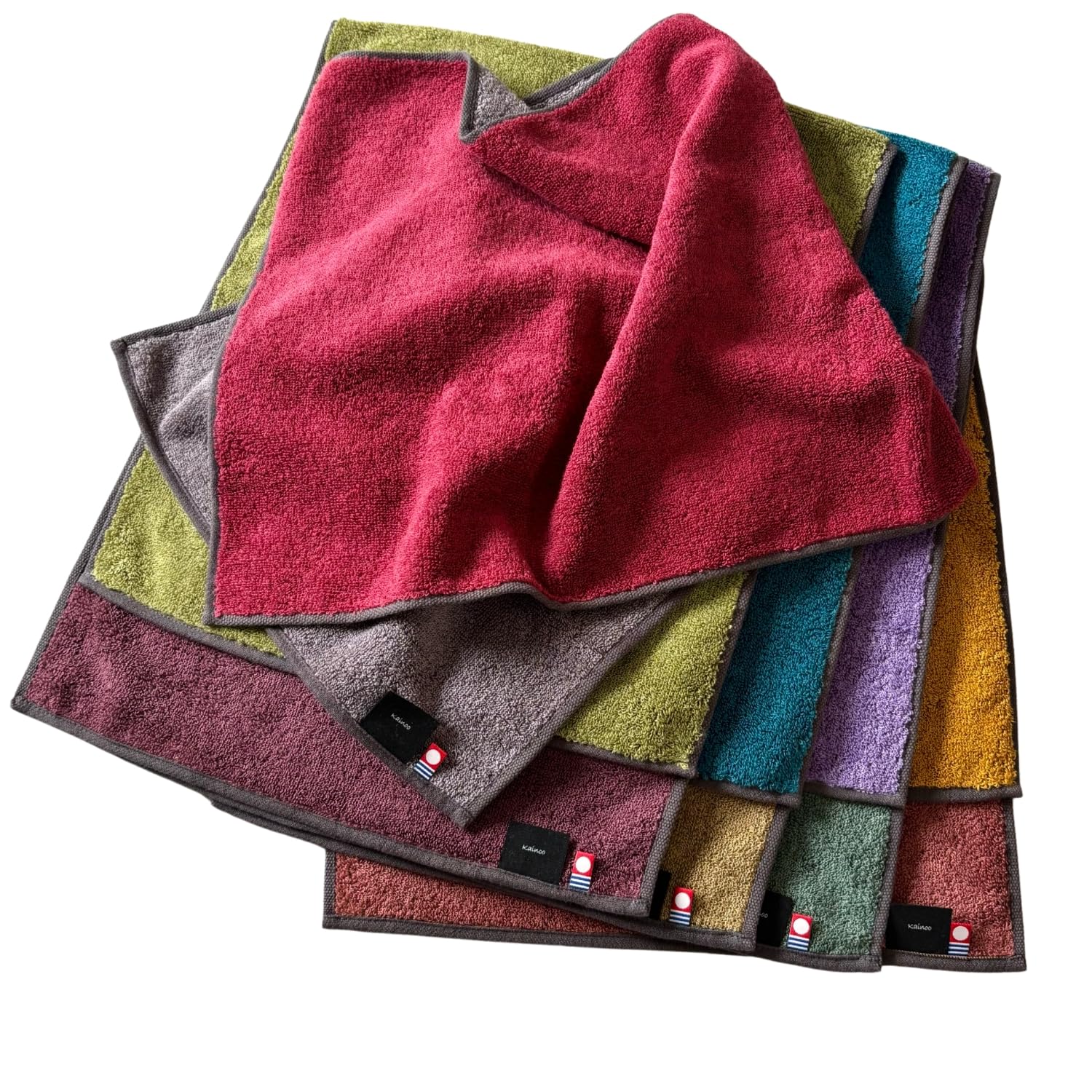 

Japanese Traditional Colors Imabari Towel Face Towel Set of 5 x Made in Soft and Gentle on the Set of 5 (34cm 85cm) - High-Quality, Japan, Skin, 100%