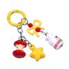 Cute Initial Keychain,Bag Charms,Bows Star Key Chains Accessories Decor for Purse Handbag Car Keychain For Women Girl