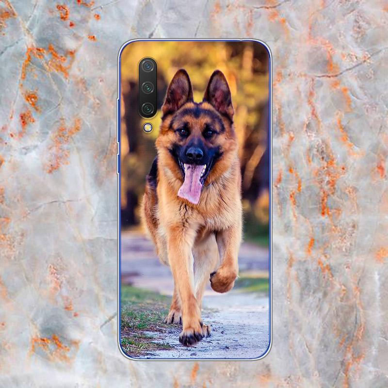 German Shepherds Dogs Soft TPU Silicone Cover For Xiaomi Mi Note 11 10T 10 9 9T SE 8 Lite Pro Ultra 5G Phone Case