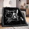 1Pc Drum Set Artwork Blanket Soft And Comfortable Casual Warm Camping Travel Christmas Halloween Xmas Gift M928656