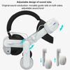 Head Strap Built-In 8000mAh Battery RGB Light For Meta Quest 3 VR Glasses Comfort On-Ear Audio Enhanced Sound Elite Head Strap