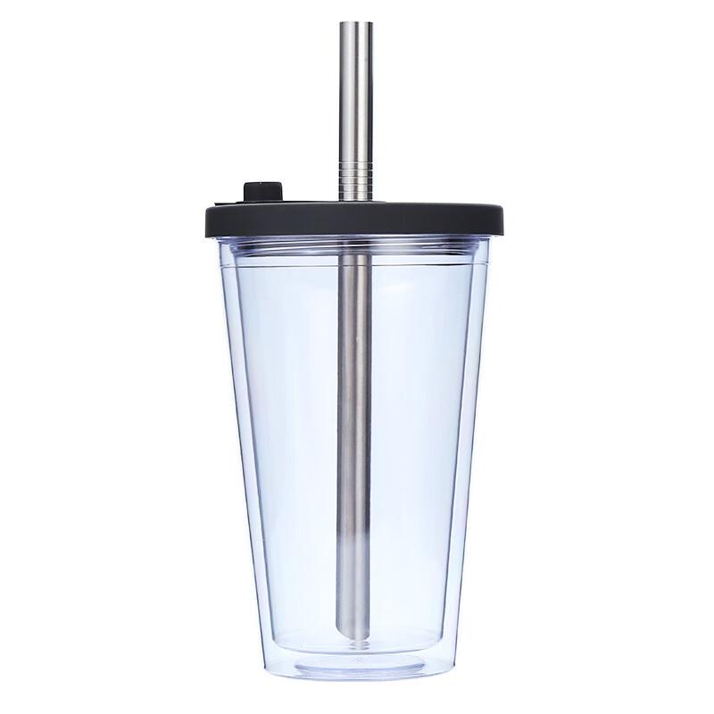 Double-Layer PP Plastic Cold Drink Tumbler