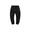 Li Ning Sports Basketball Collection Knitted Sweatpants Men's Standard Black Moderate Cuffed Pants AKLP203-1