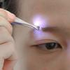 LED Lighted Eyebrow Tweezers, Eyebrow Hair Removal Tool, Precise and Illuminated Beauty Tool for Brow Shaping
