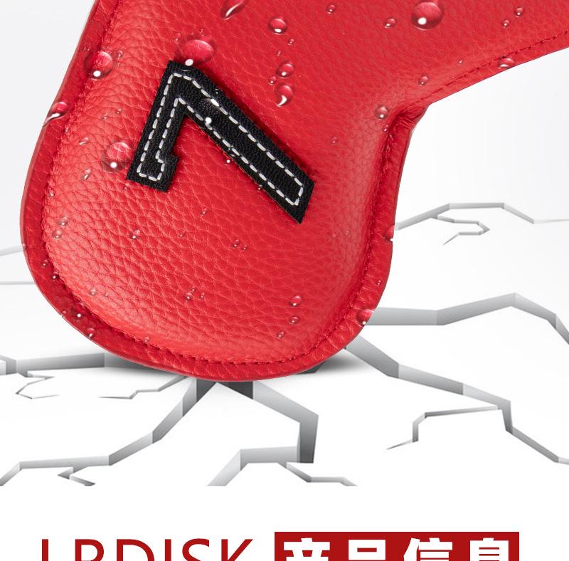 Oil Edge PU Golf Iron Head Protective Cover