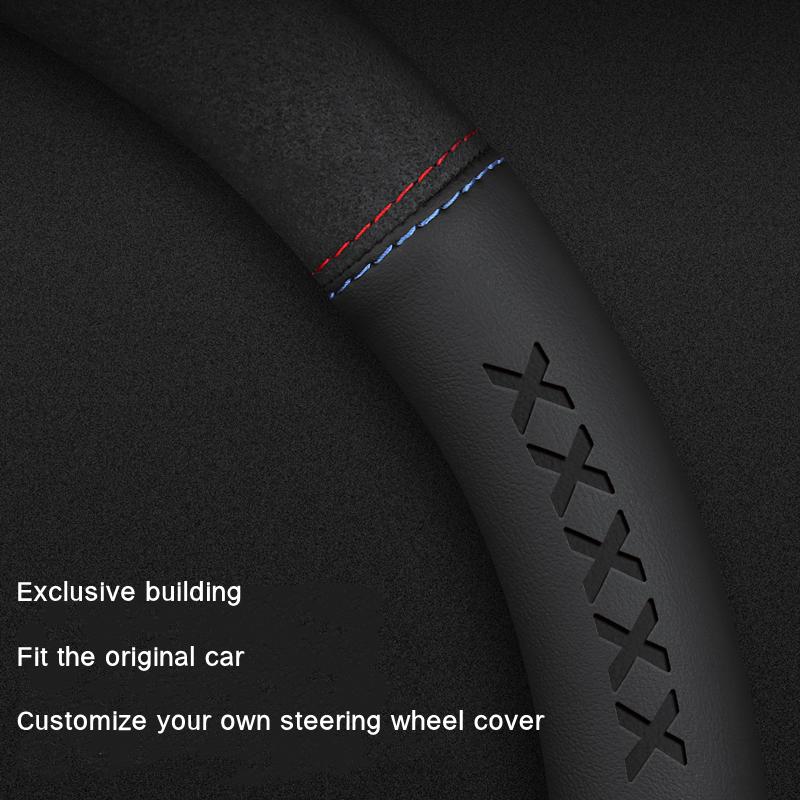 For Chery Tiggo 8 Arrizo 5 Pro Gx 5x eQ7 Chery Tiggo 7 Pro Car interior Accessories 3D embossing 38cm Auto Steering Wheel Cover