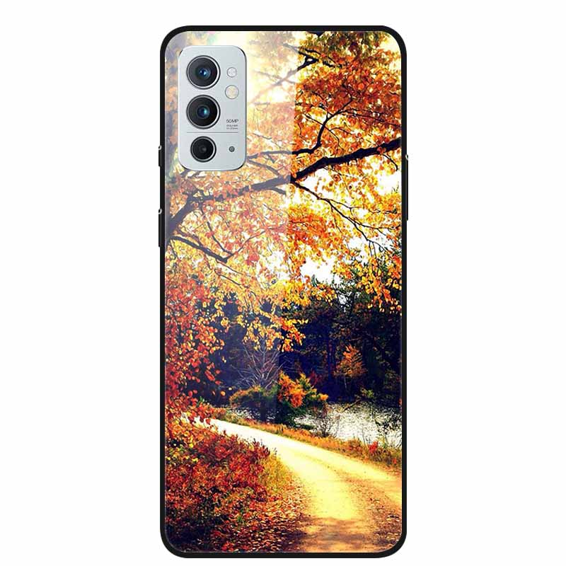 Tempered Glass Cover For Oneplus 9RT Case 1+ 9RT Hard Back Cover for Oneplus 9RT 5G Case Coque Bumper Funda OnePlus 9 1+9RT