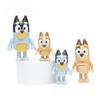 Coffret de 4 figurines de la famille de bluey - moose toys