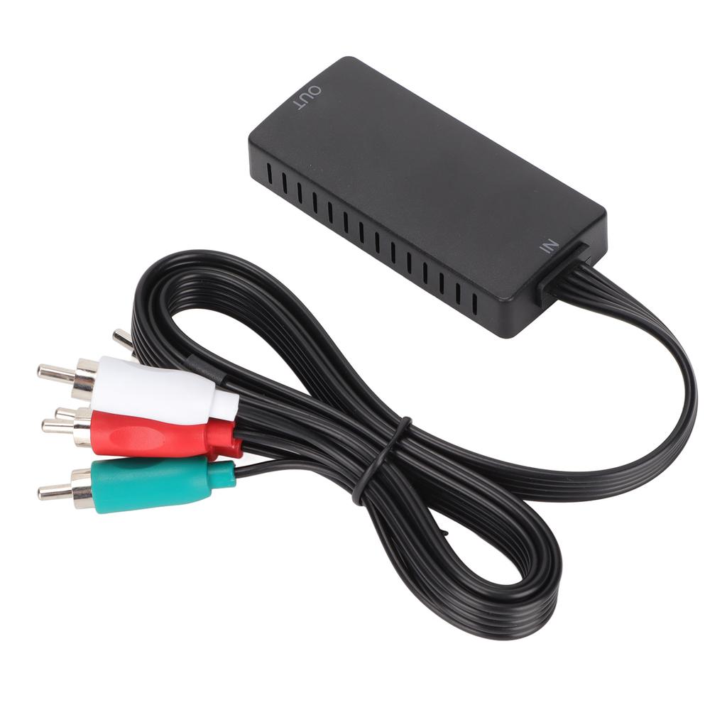 YPbPr to HD Multimedia Interface Adapter Component 1080P AV Converter for DVD HDTV Monitor