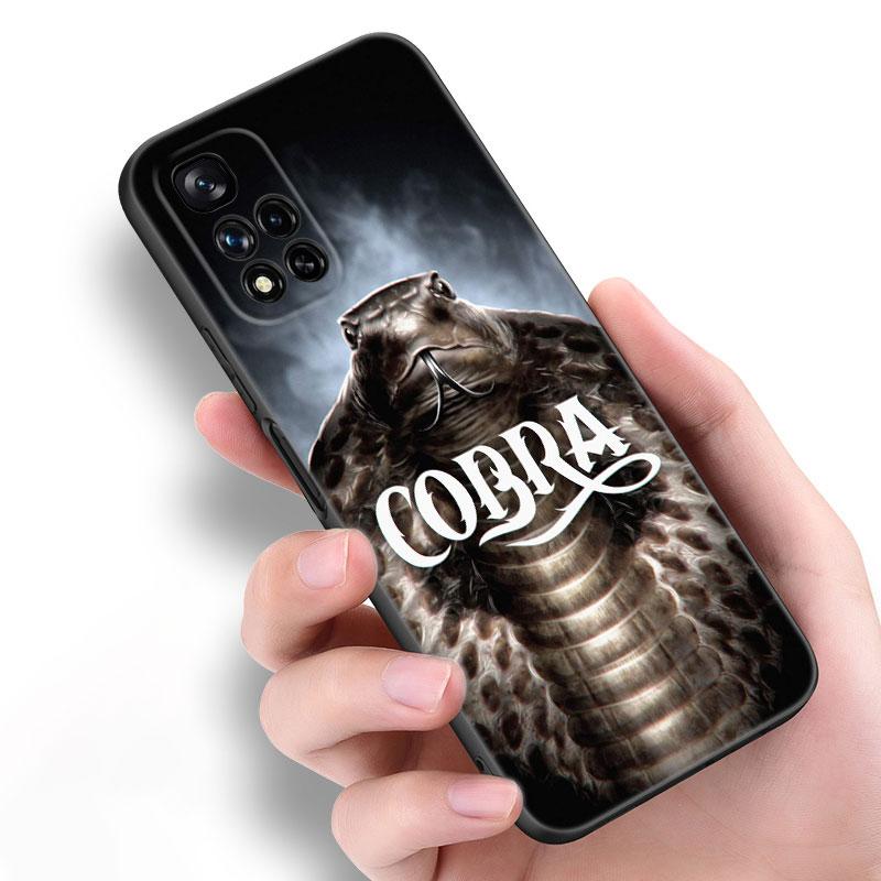 

Cobra Kai Snake Черный силиконовый чехол для телефона для Xiaomi POCO X3 X4 NFC F5 M3 M4 M6 X5 X6 Pro F3 F4 GT 5G C55 C65 M5 POCO F5 5G