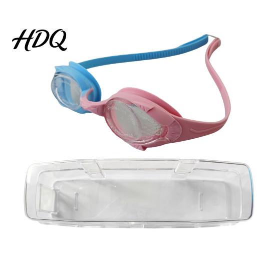 Verstellbarer Kopfbügel Schwimmbrille Kinder Schwimmen mit Wimpern Wasserdicht Kein Auslaufen Anti-Beschlag UV Wimpernschutz Klare Linse Jungen Mädchen Silikon Schwimmen