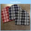 Knit Beanie Hat With Colorblock Pattern For Men Women Winter Autumn Street Style
