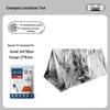 Blue Sail High-Grade Quick Setup Wilderness Survival Tent: Wear-Resistant Outdoor Self-Rescue Tent In Stock