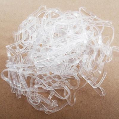100 Teile/los Flexibilität Hohe Qualität Transparent Gummiband Elastische Bands Gummi Haar Band Ring Frauen Mädchen Haar Krawatte Seil