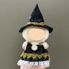 Mini Plush Doll Clothes Sweater Hat Dress Soft Doll Outfits Easy Wear Christmas Halloween Clothing for 17cm Dolls