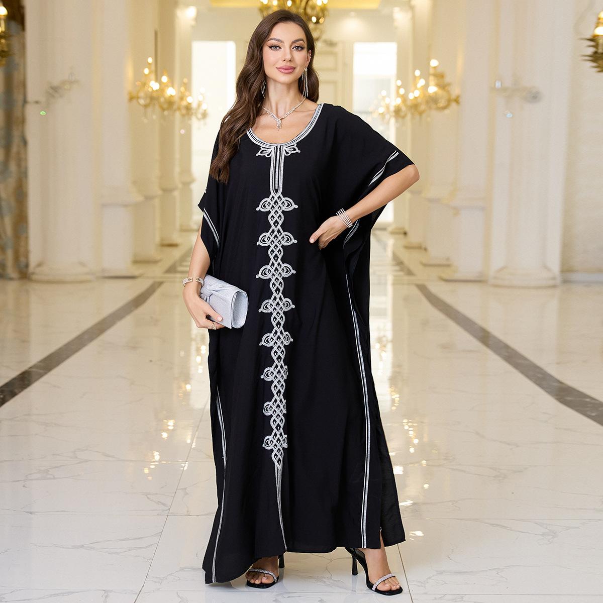 

Женская мода лето весна цветочный узор принт рукава 1/2 V-образный вырез свободная талия повседневные платья Size: One Size