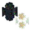 Holographic Resin Keychain Mold Flower Epoxy Resin Casting Mold for DIY Crafts Jewelry Making Phone Holder Silicone Mold