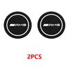 For Benz S-W222Pcs Premium Silicone AMG Car Water Cup Holder Coaster Anti-Slip Mats For Mercedes Benz W213 W204 W205 W177 GLC Auto Accessories