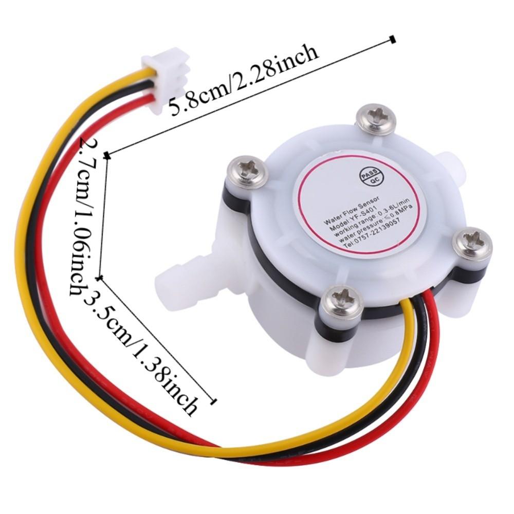 G1/4" Water Flow Sensor 0.3-6L/min YF-S401 Water Flow Sensor  Fluid Measurement