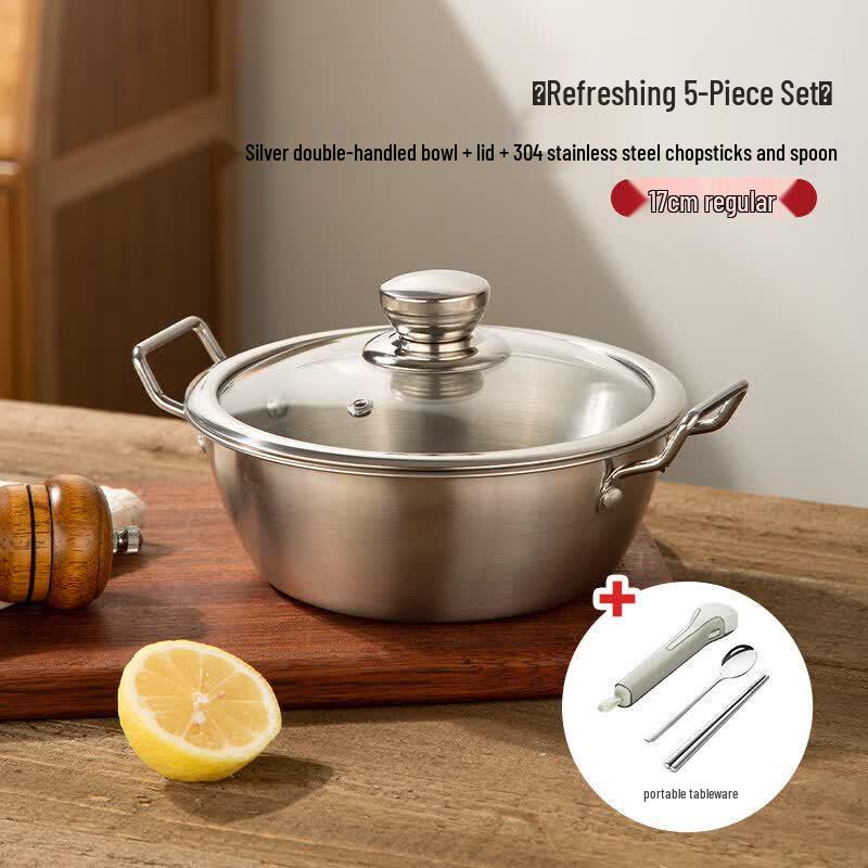 Qiwei 304 Stainless Steel Japanese Instant Noodle Pot