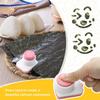 Seaweed Punching Knife Cartoon Face Rice Ball Mold DIY Sushi Stamp Manufacturer Lunch Box Decoration Tool