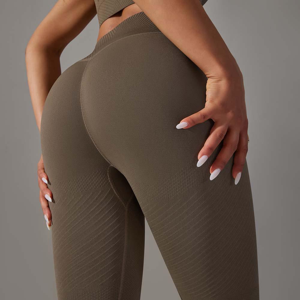 

Европейские и американские трансграничные быстросохнущие сексуальные леггинсы для йоги и занятий спортом на открытом воздухе, с эффектом лифтинга бедер, разноцветные, облегающие, длинные брюки 623 Small темно-коричневого