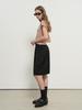 GENERALIDEA Pleated Bermuda Slacks [Black] / Gf1Lpt506