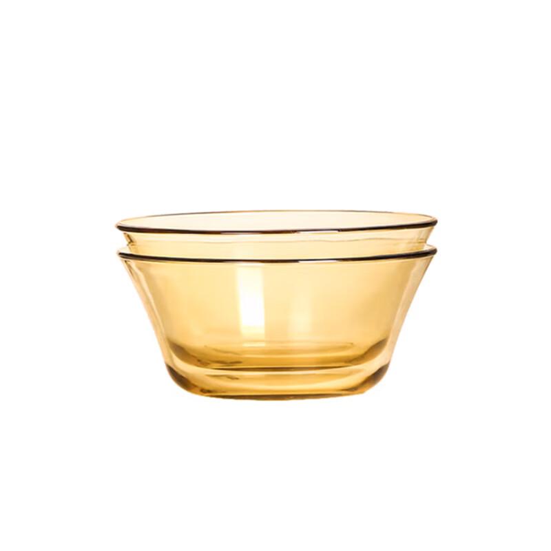 Corning Shiny Crystal 2-Piece Glass Salad Bowl Set