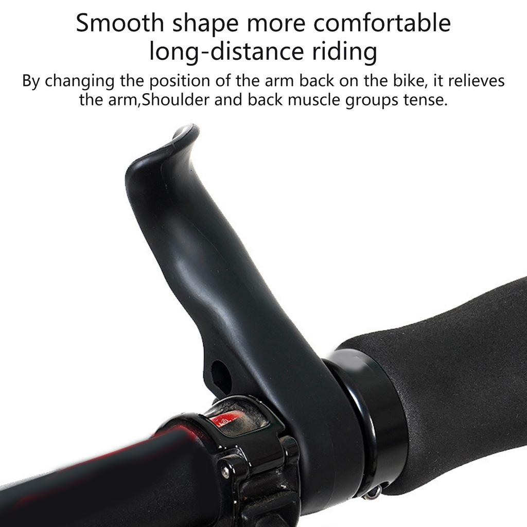 Bike Handlebar Thumb Rest Anti-Slip Bicycles Handle Bar Ends Rest Universal Auxiliary Handlebar Thumb Grips Accessories