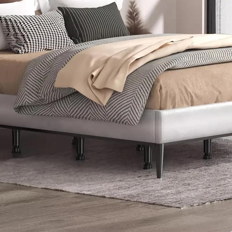 4/8 piezas para camas, sofás, tocadores y otros muebles. Soporte de listones centrales, pies de muebles duraderos, pueden mejorar el agarre. (como soporte auxiliar)