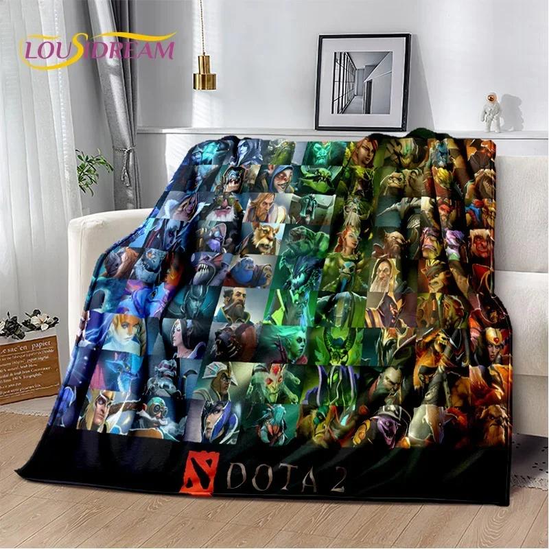 RPG Dota2 Klasyczna Gra Koc dla Gracza, Miękki Koc do Rzucania do Domu Sypialni Łóżka Sofy Piknik Podróż Biuro Odpoczynek Koc Okrywowy Dzieci