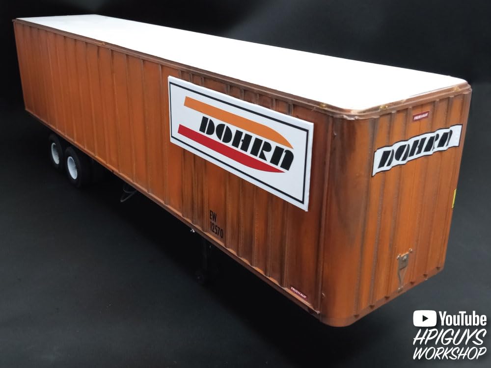 AMT Scale Fruehauf 40ft Exterior Post Van Trailer Plastic Model Kit AMT1357 1/25