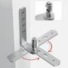 Bisagra de Puerta Pivotante de Acero Inoxidable Eje Giratorio de Alta Resistencia de 161 Grados Para Habitación Bisagra de Puerta de Madera con Rebote Automático Hardware