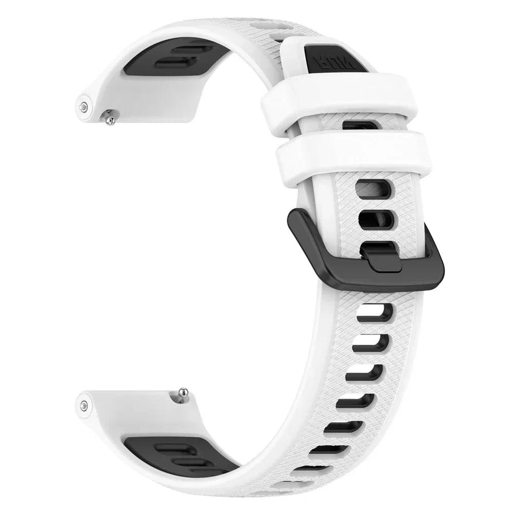 20mm 22mm Silicone Strap For Garmin Venu 3 Band Forerunner 265 255 Music Vivoactive 4 For Garmin Venu Sq 2 Plus Replace Bracelet