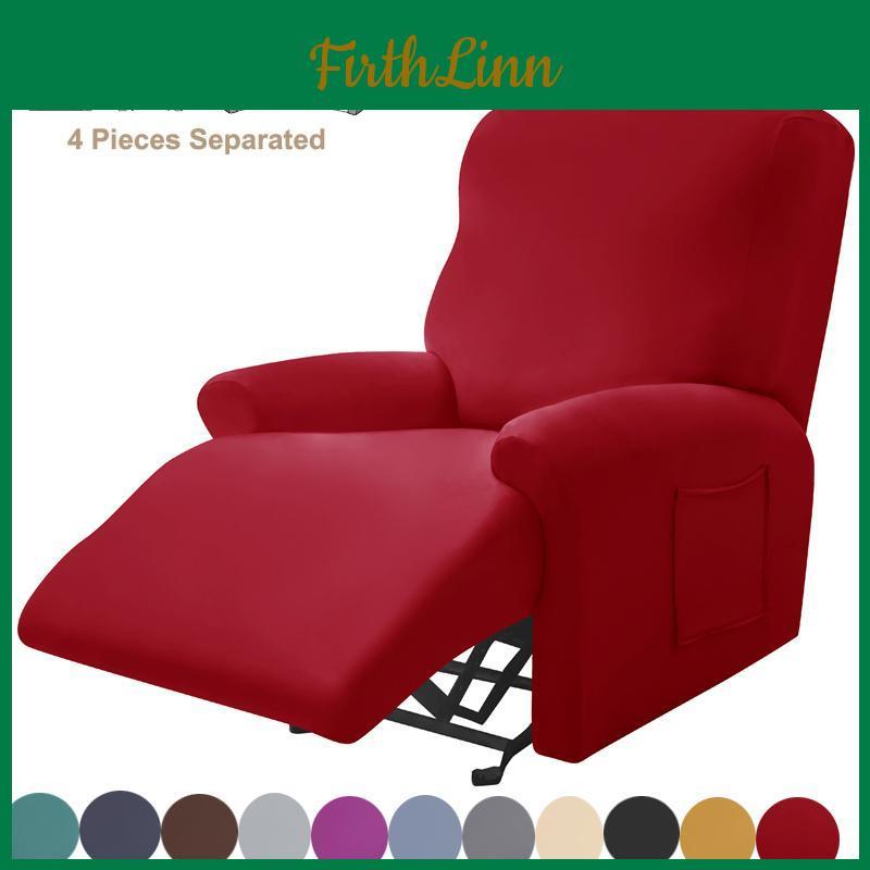Style Sofa Cover Recliner Split Elastic Spandex Recliner Lazy Boy Chair Cover Furniture Protector Relax Armchair Cover Solid