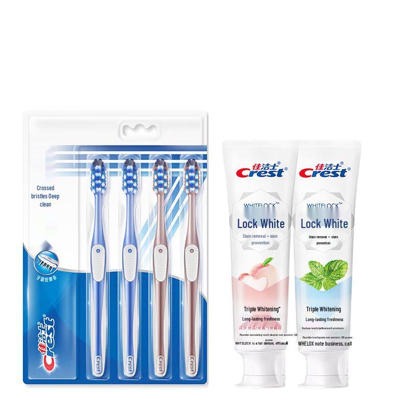 Crest 7-Effect Toothbrush & Whitening Toothpaste Bundle