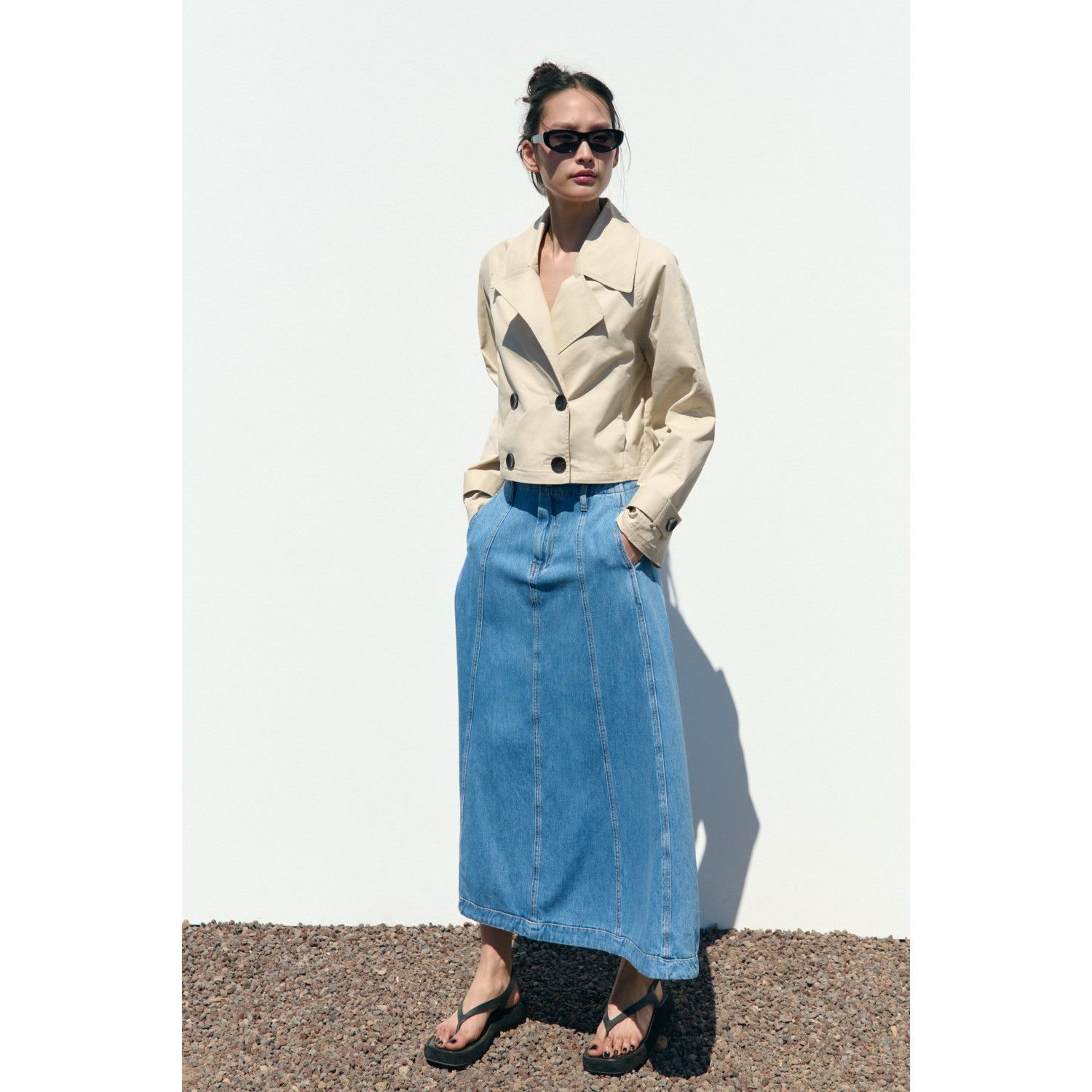 

CROPPED DOUBLE-BREASTED JACKET