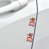 Door Knob Wall Protector 3D Anti-Collision Self Adhesive Cute Dog Decoration Door Wall Protector for Hitting Swinging Pinch