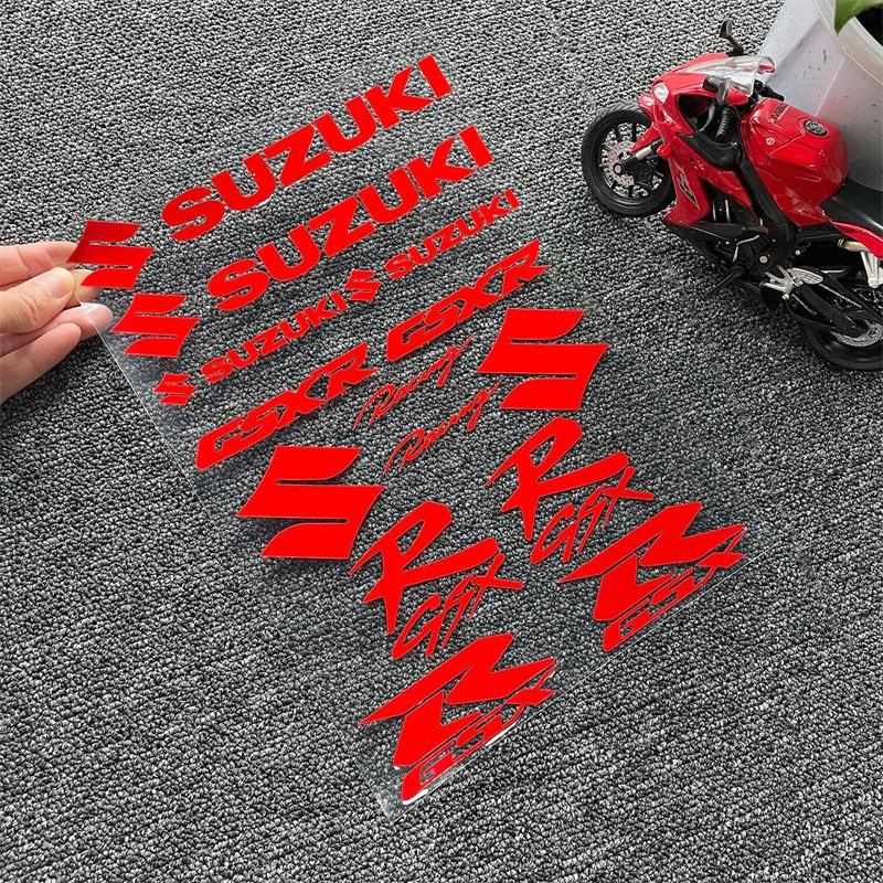 

Suzuki Motorcycle Sticker Reflective Letter Decal Gsxr 1000 600 750 Gsxs Sv 650 Gsf Reflective Waterproof Stickers Decoration