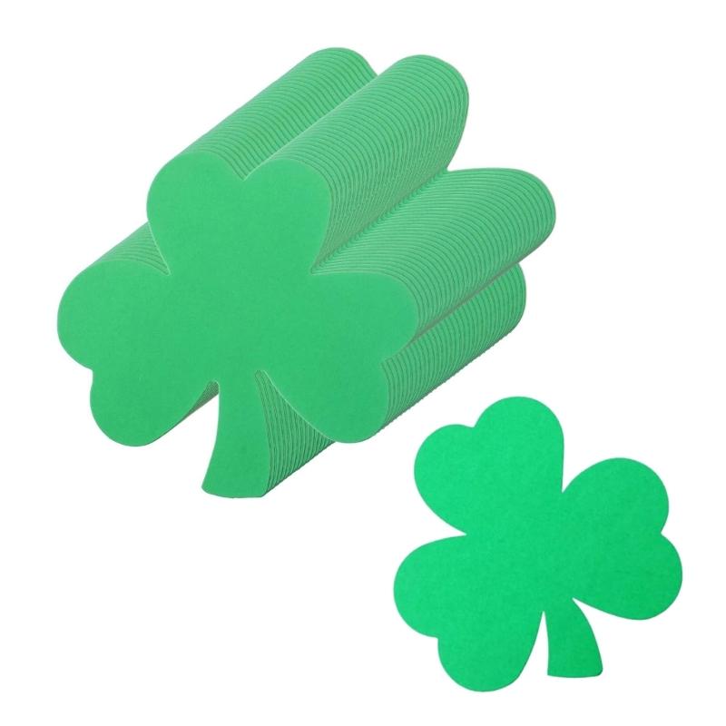 

72 Sheet Patrick s Day Shamrock Shape Cutouts For Enhancing School Holiday Party Decors And Classroom Craft Projects 1