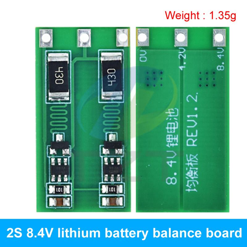 TZT 1/3pcs 2S 3S 4S Balance Board 8.4V 12.6V 16.8V 18650 Polymer Li-ion Lithium Battery Balancer BMS 100mA Balanced Current