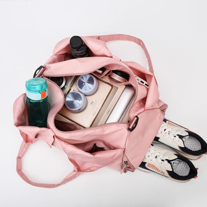 Yoga bag women can print logo fitness bag new wet and dry separation large capacity travel bag yoga studio sports bag