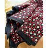 Women S Floral Printed Small Square Scarf For Travel Photo Sun Protection Decoration