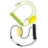 Kayak Float Rope Tow Line with Marker Buoy PVC Stainless Steel Carabiner High Visibility Heavy Duty Drift Sock Harness Nylon