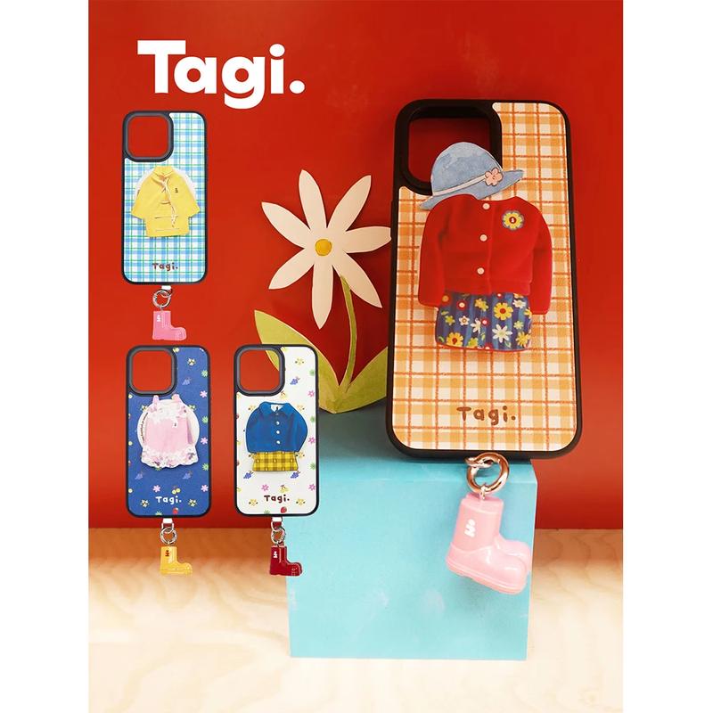 

Tagi Dress-Up Game Series Phone Case with Mini Boot Charm iPhone 17 pro