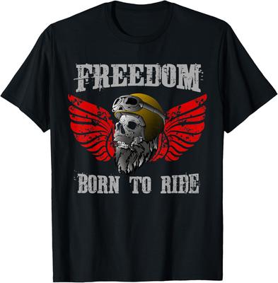Born To Ride Biker Chapter Trike Motorcycle Skull Rocker TShirt 100 Cotton ONeck Short Sleeve Summer Casual Mens Tshirt
