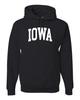 State of Iowa College Style White Fashion Unisex Hoodie Sweatshirt