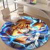 1pc Agatsuma Zenitsu  Print Round Carpet Chair Round Carpet Suitable for Bedroom Living Room Home Decorative Carpet