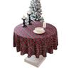Party Table Cloth Christmas Day Winter Chinese New Year Decorations Indoor Table Fabric Checked Cover Cloth