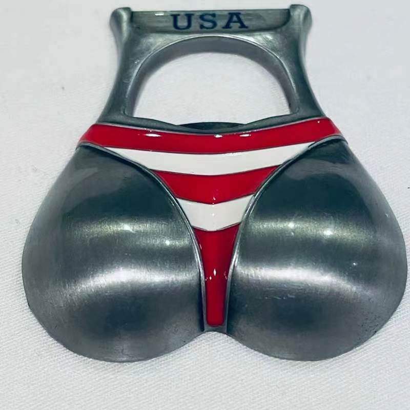 2pcs Set Creative Bottle Opener Funny Beer Bottle Opener Funny Area Fun Portable Bottle Opener